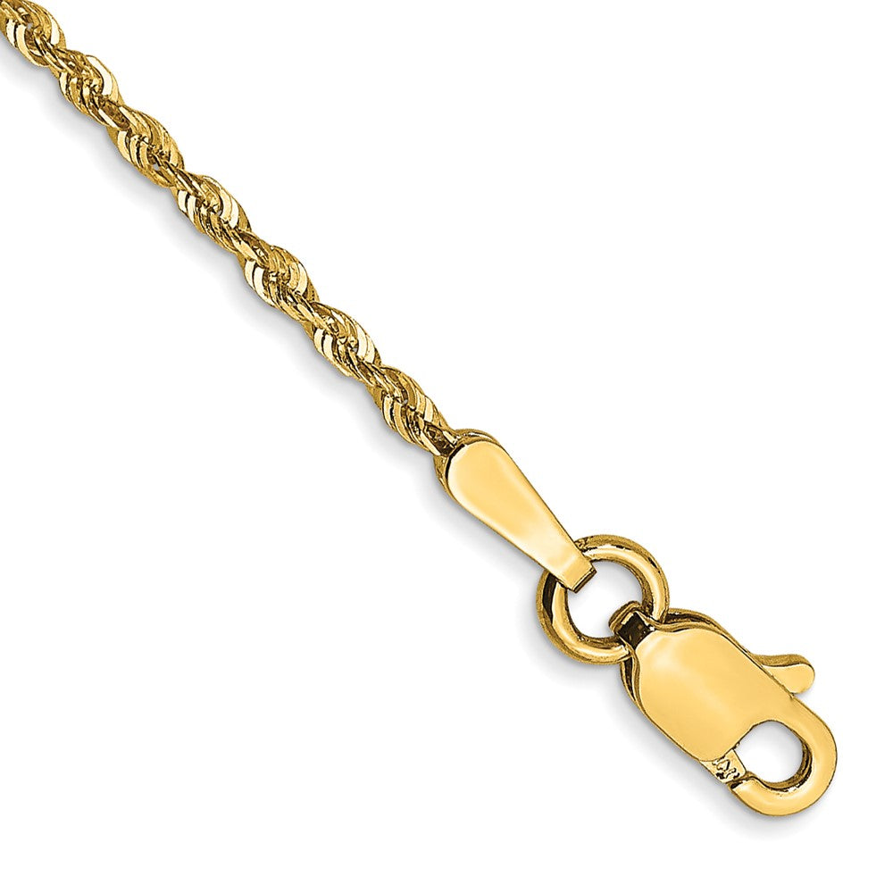 14k 1.5mm Ultra D/C Rope Chain