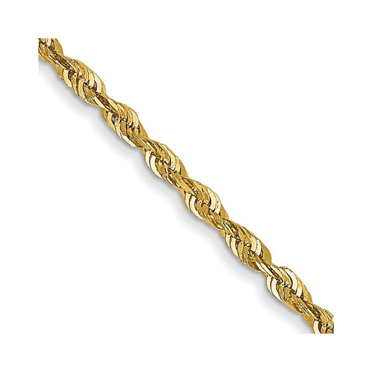 14k 1.5mm Ultra D/C Rope Chain