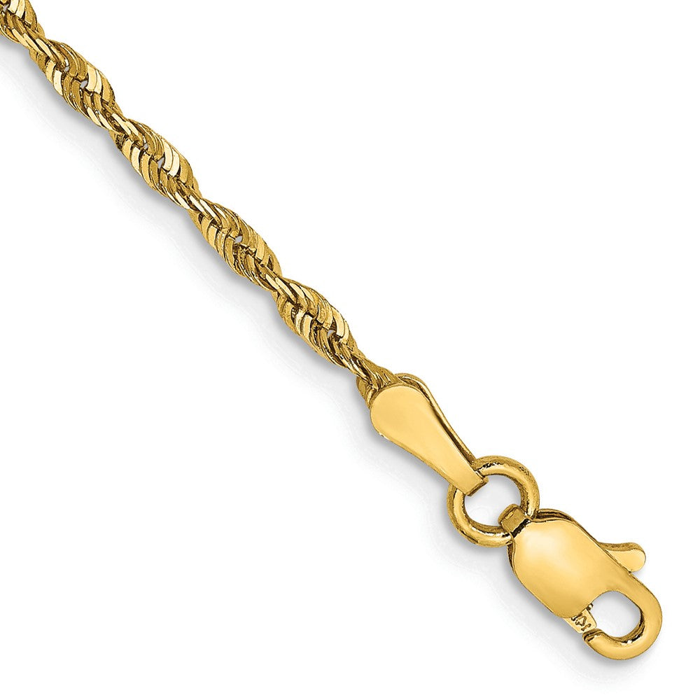 14k 2.0mm Ultra D/C Rope Chain