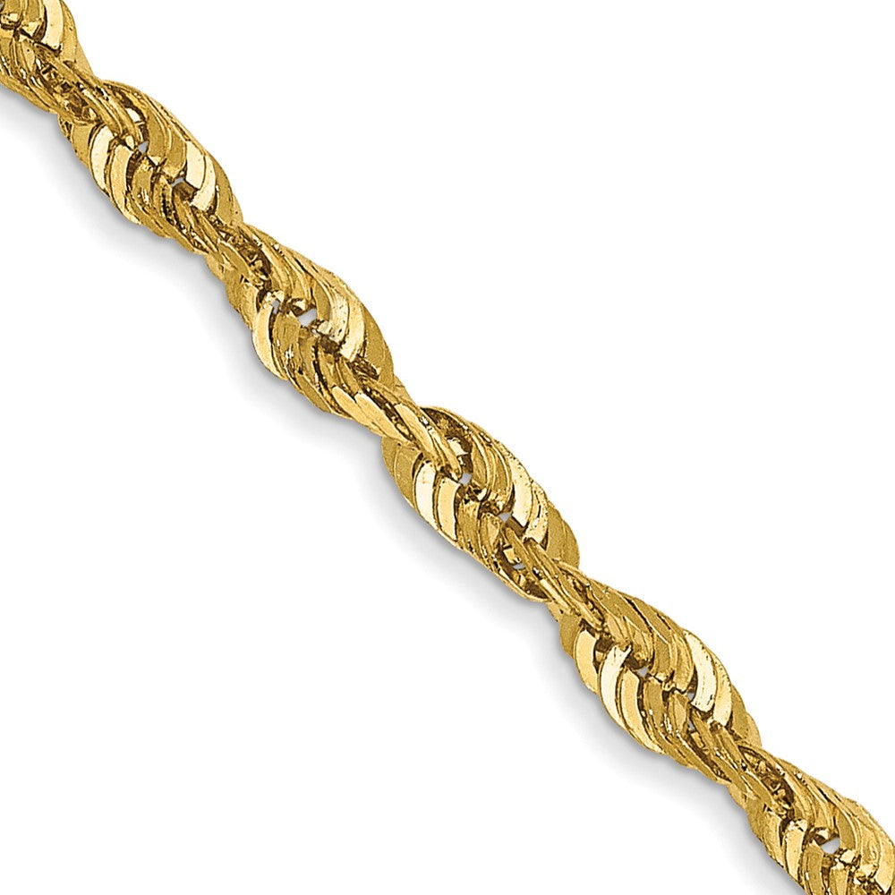 14k 2.5mm Ultra D/C Rope Chain