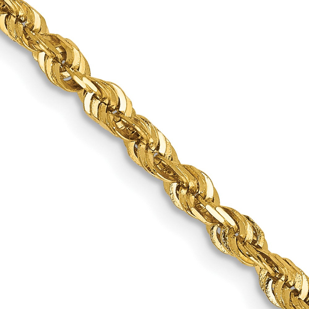14k 2.75mm Ultra D/C Rope Chain