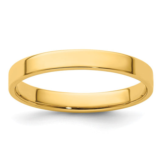 14KY 3mm LTW Flat Band Size 13