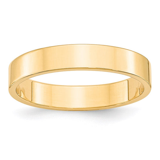 14KY 4mm LTW Flat Band Size 11