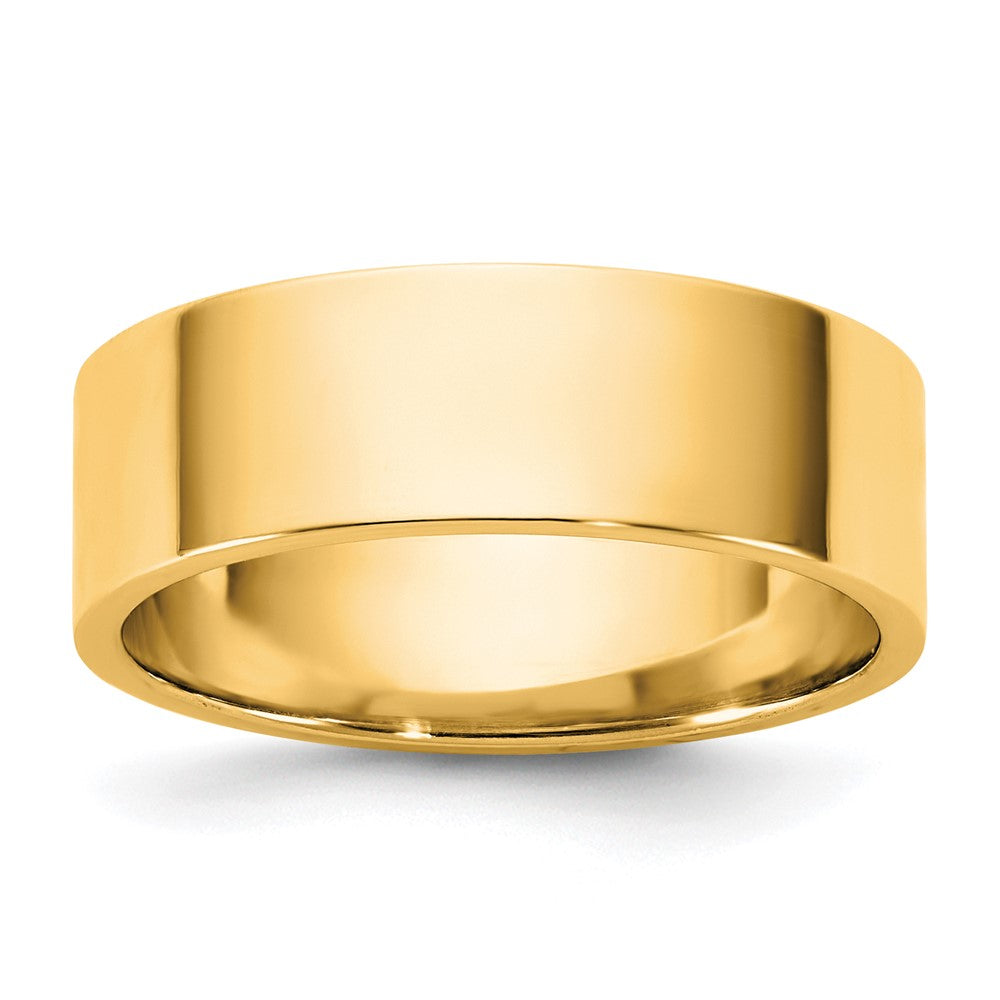 14KY 6.5mm LTW Flat Band Size 12.5