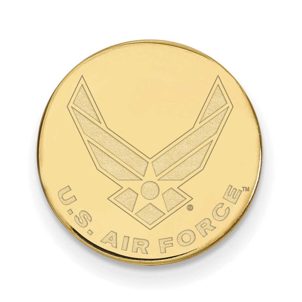 Sterling Silver Gold-pltd LogoArt U.S. Air Force Lapel Pin