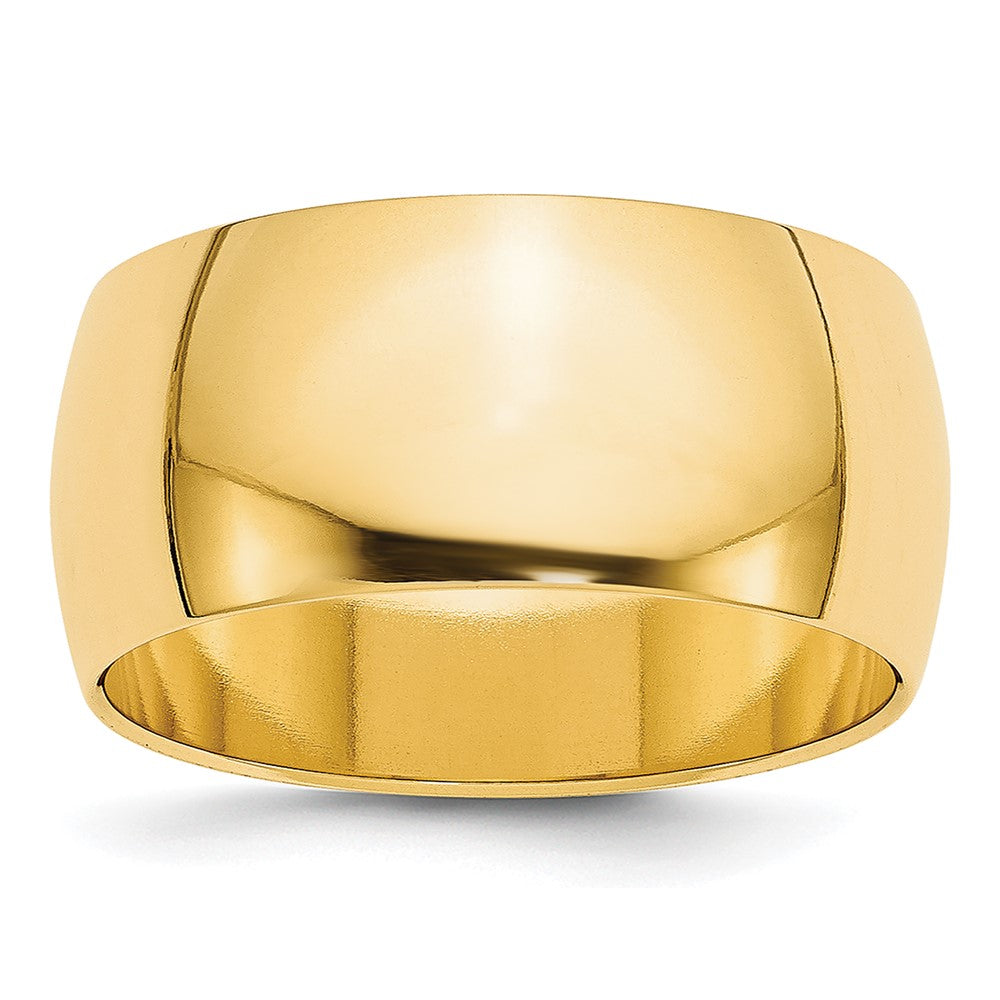 14KY 9mm Half Round Band Size 13.5