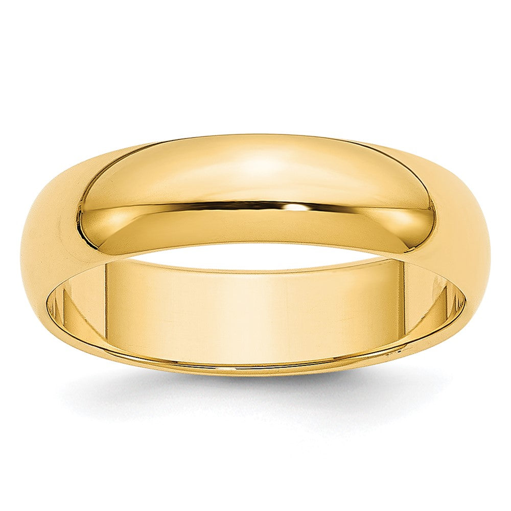 14KY 5mm LTW Half Round Band Size 11