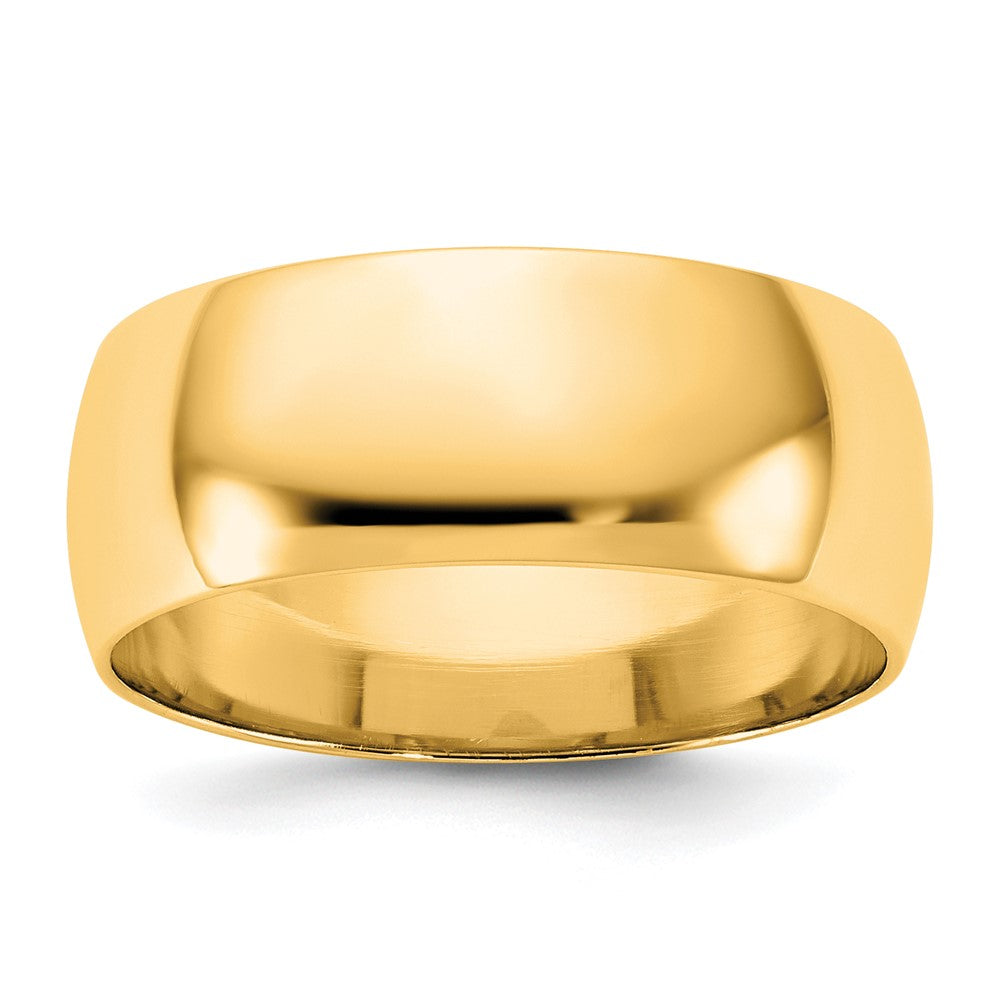 14KY 7.5mm LTW Half Round Band Size 5.5