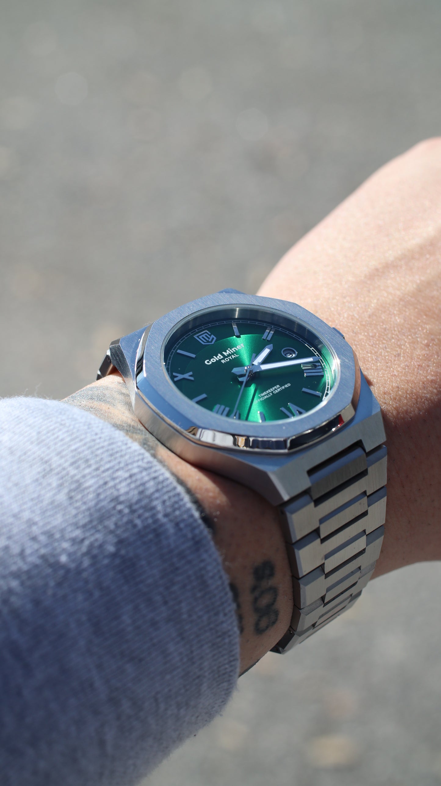 The GoldMiner Watch - Forest Green
