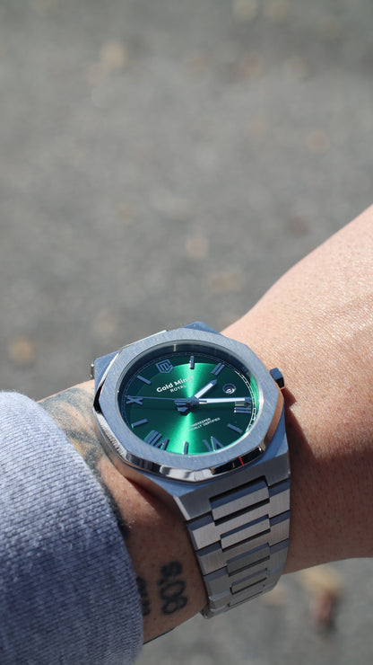 The GoldMiner Watch - Forest Green