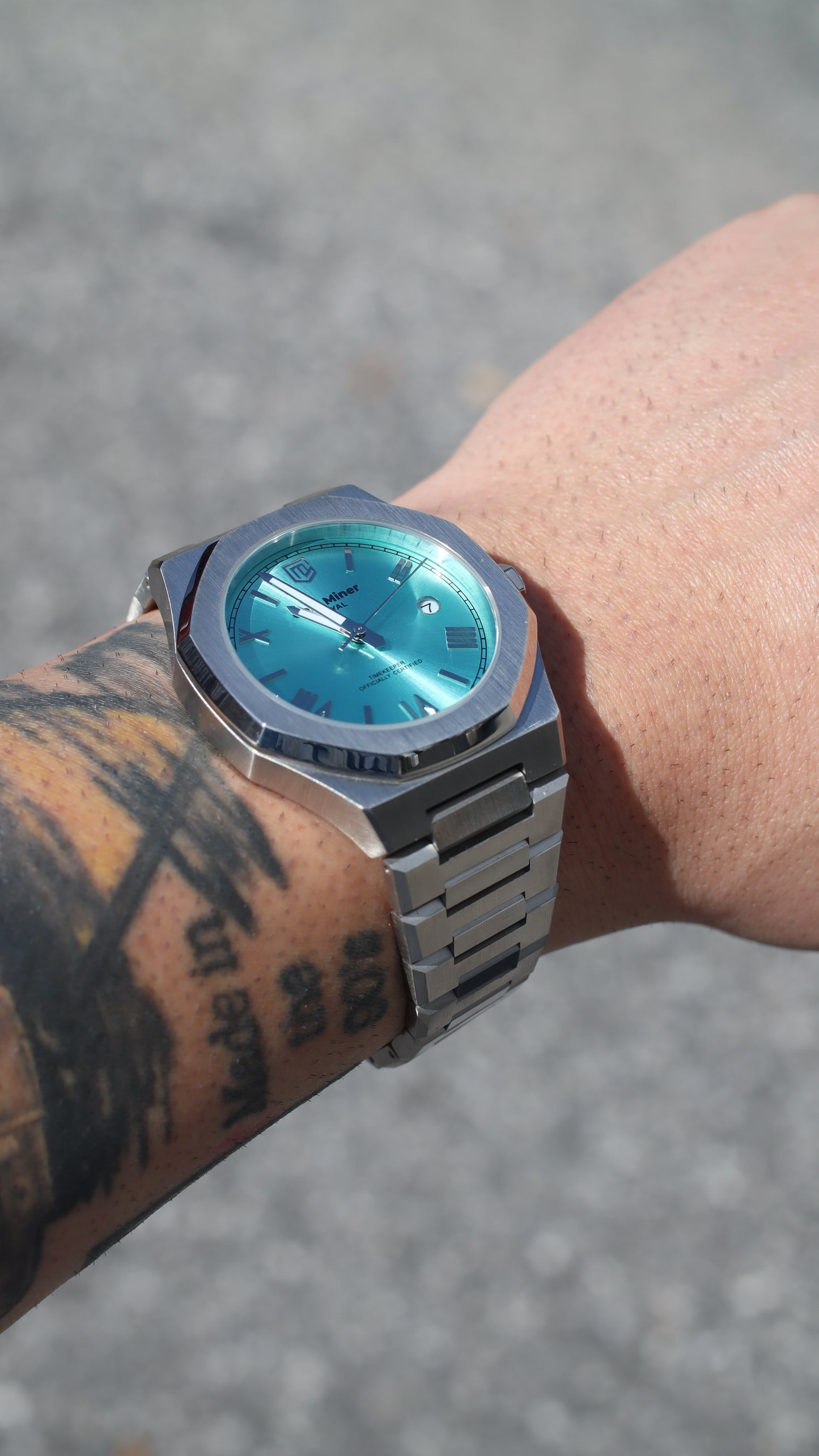 The GoldMiner Watch - Tiffany Blue