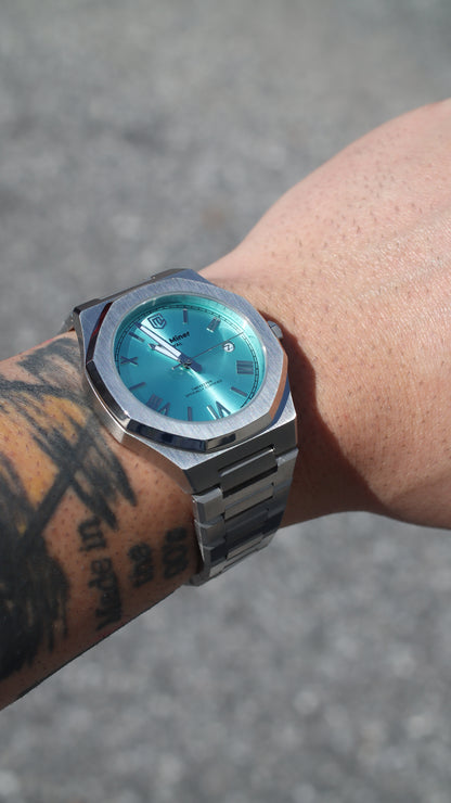 The GoldMiner Watch - Tiffany Blue