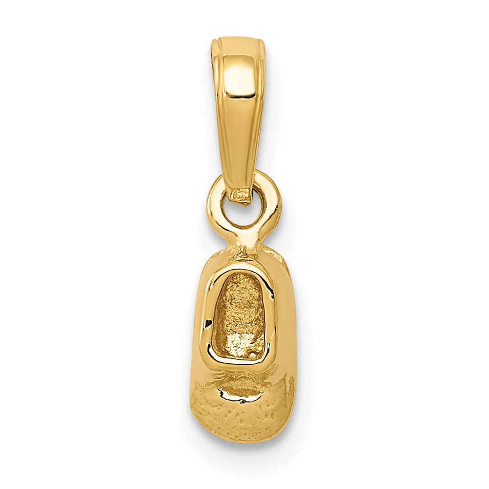 14k 3D Baby Shoe Charm