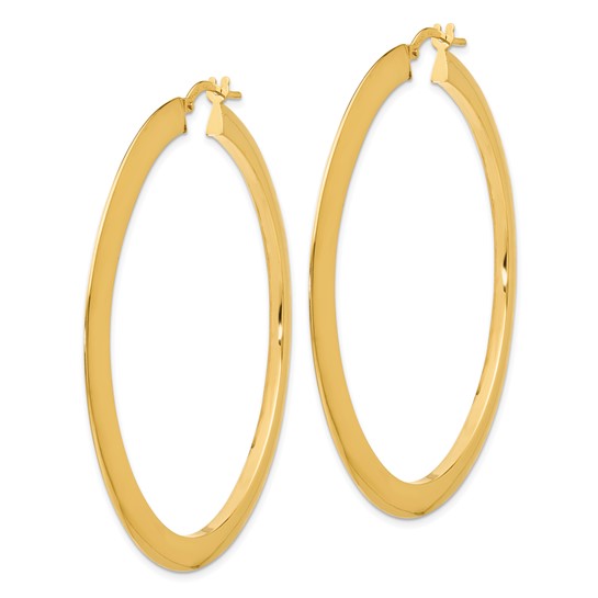 Leslie's 14K Polished Hoop Earrings