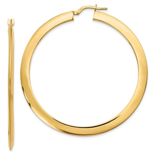 Leslie's 14K Polished Hoop Earrings