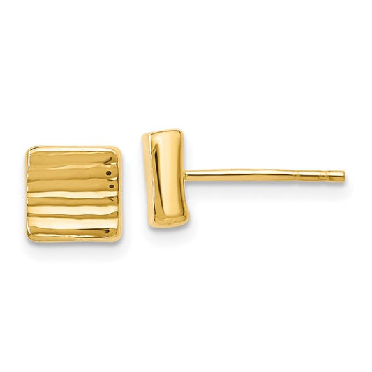 Leslie's 14K Gold Post Earrings