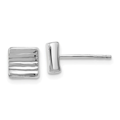 Leslie's 14K White Gold Post Earrings