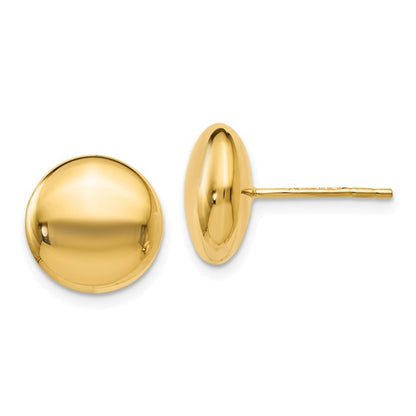 Leslie's 14K Polished Button Post Earrings