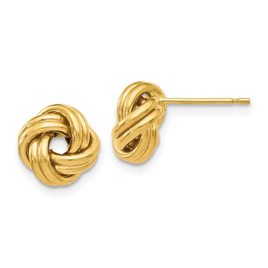 Leslie's 14K Polished Love Knot Post Earrings