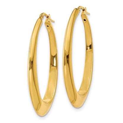 Leslie's 14K Polished Hoop Earrings