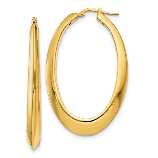 Leslie's 14K Polished Hoop Earrings