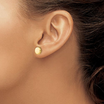 Leslie's 14k Polished Button Post Earrings