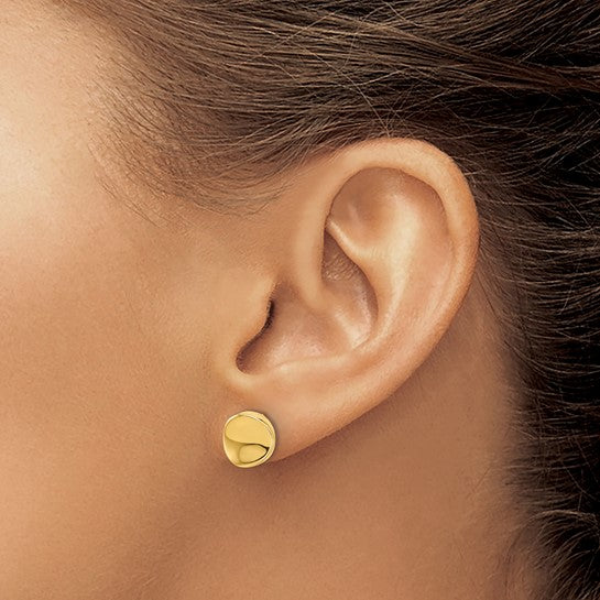 Leslie's 14K Polished Post Earrings