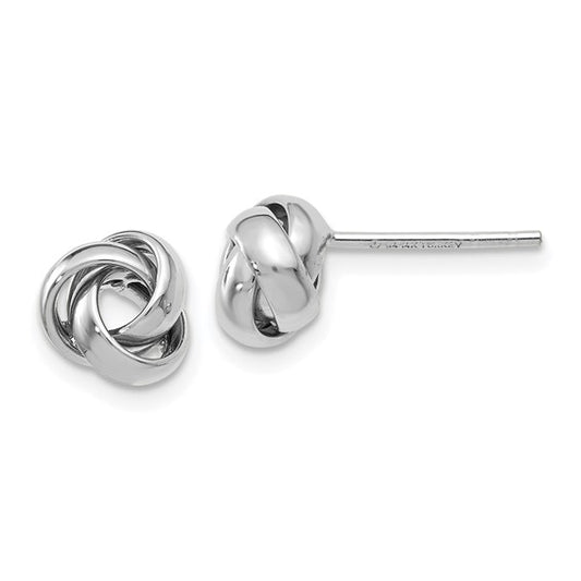 Leslie's 14K White Gold Polished Post Earrings