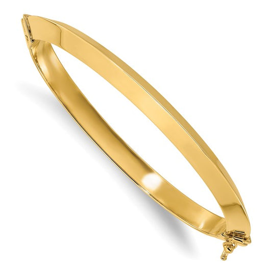 Leslie's 14K Polished Hinged Bangle