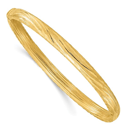 Leslie's 14K D/C Bangle