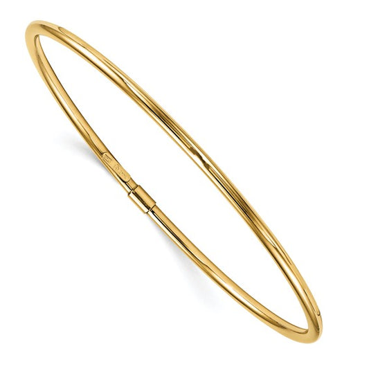 Leslie's 14K Polished Bangle