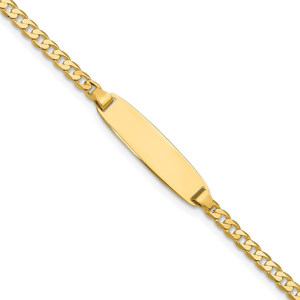 14k Curb Link ID Bracelet