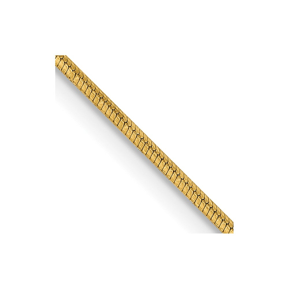 14k .8mm Octagonal Snake Chain