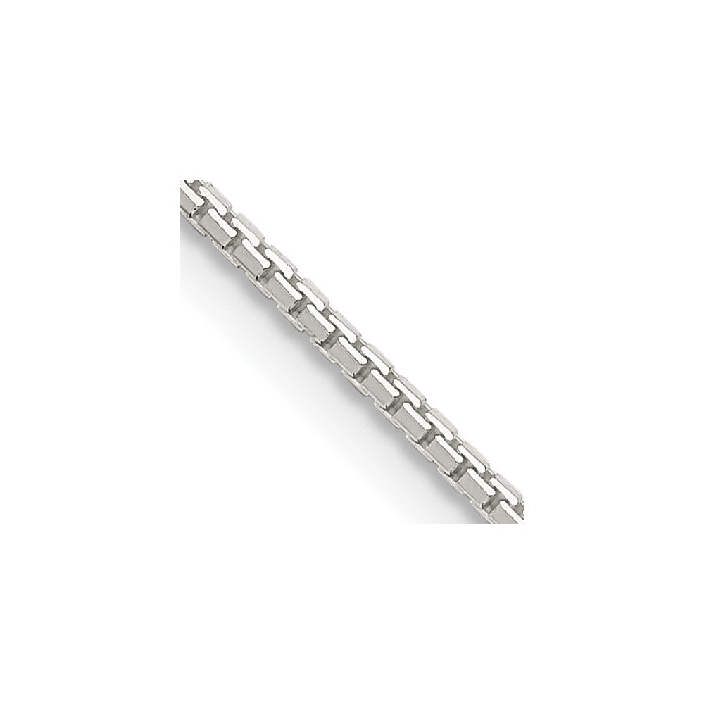 Sterling Silver 1.15mm 8 Sided w/2in ext. Box Chain