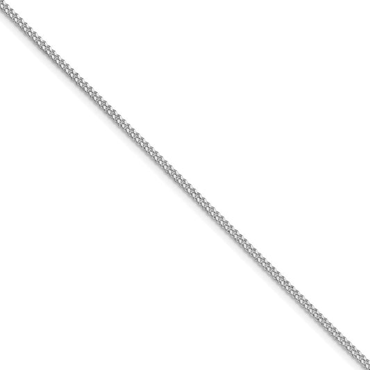 Sterling Silver Rhodium-plated 1.75mm Curb Chain