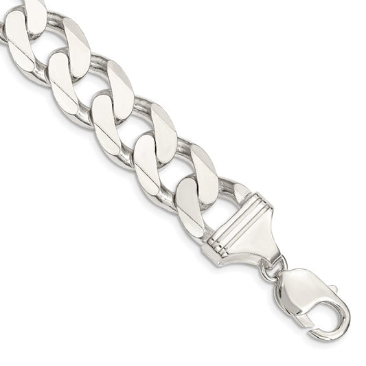 Sterling Silver 15mm Curb Chain