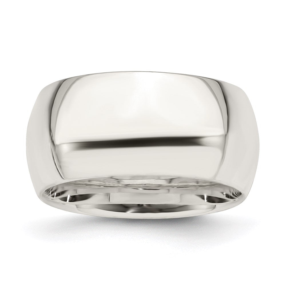 Sterling Silver 10mm Comfort Fit Size 11 Band