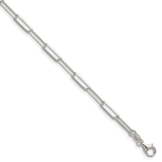 Sterling Silver 3.5mm D/C Paperclip Chain