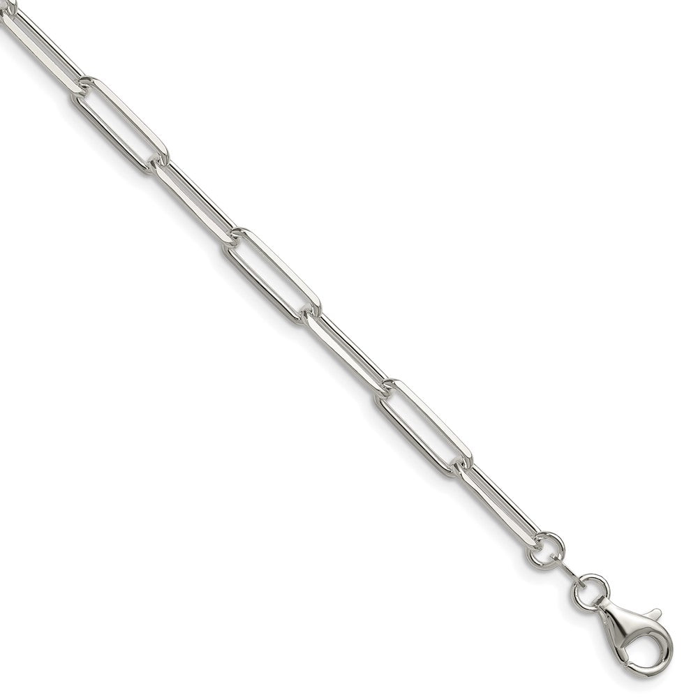 Sterling Silver 4.4mm D/C Paperclip Chain