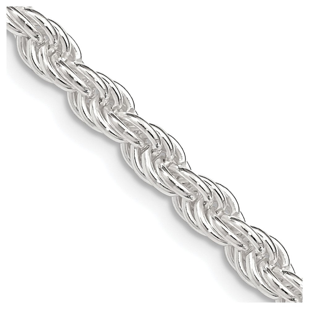 Sterling Silver 4.5mm Solid Rope Chain