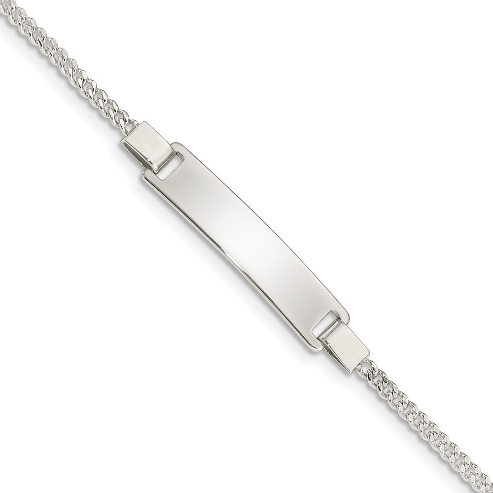 Sterling Silver Adjustable Baby ID Bracelet
