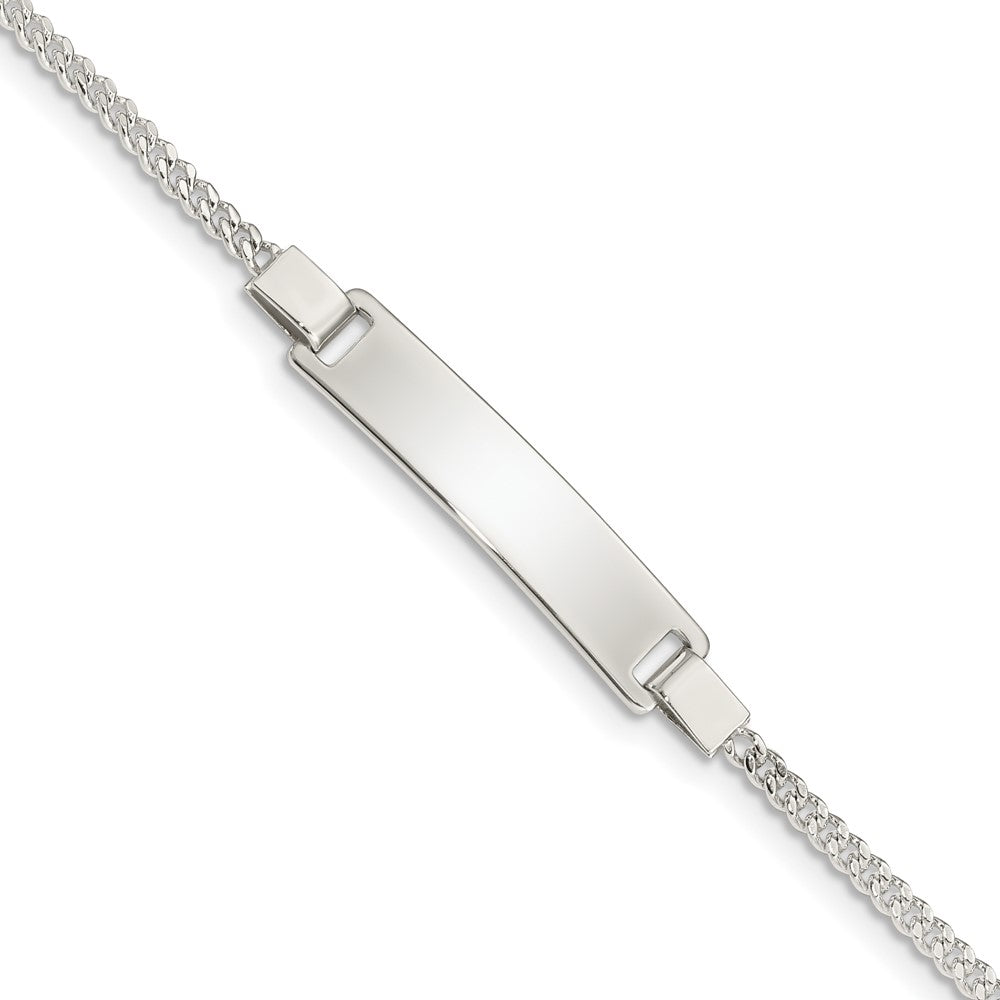 Sterling Silver Adjustable Baby ID Bracelet