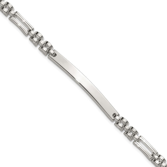 Sterling Silver Polished 7.5in ID Bracelet