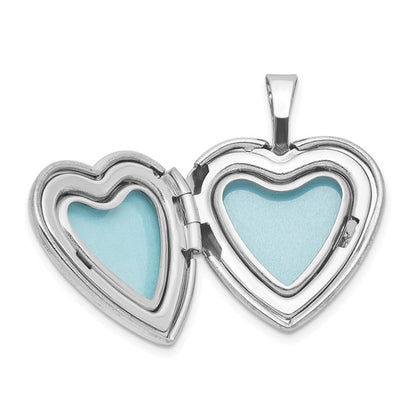 Sterling Silver Rh-plated YOU ARE MY SUNSHINE 16mm Heart Locket