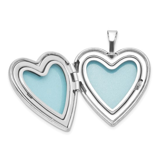 Sterling Silver RH-plated YOU ARE MY... 20mm/12mm Locket/Pendant Set