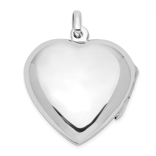 Sterling Silver I Love You Rose Heart Locket