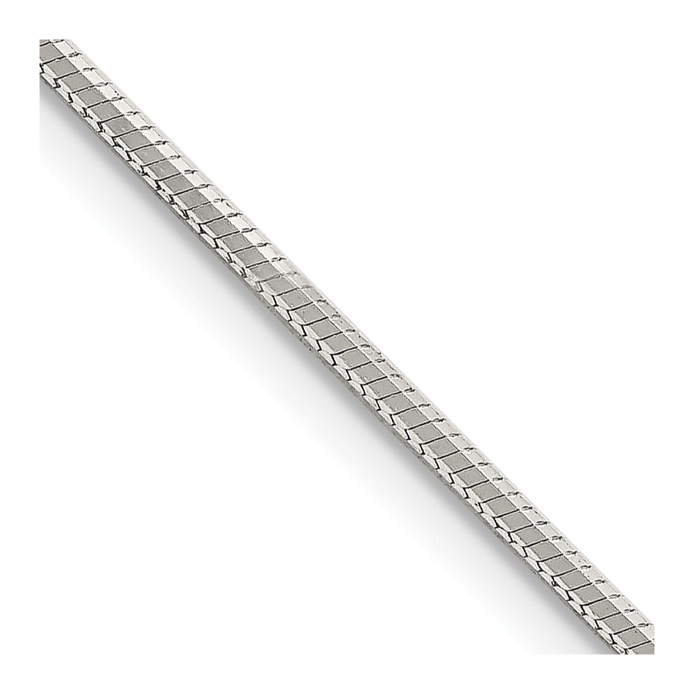 Sterling Silver 1.35mm Octagonal Snake Chain