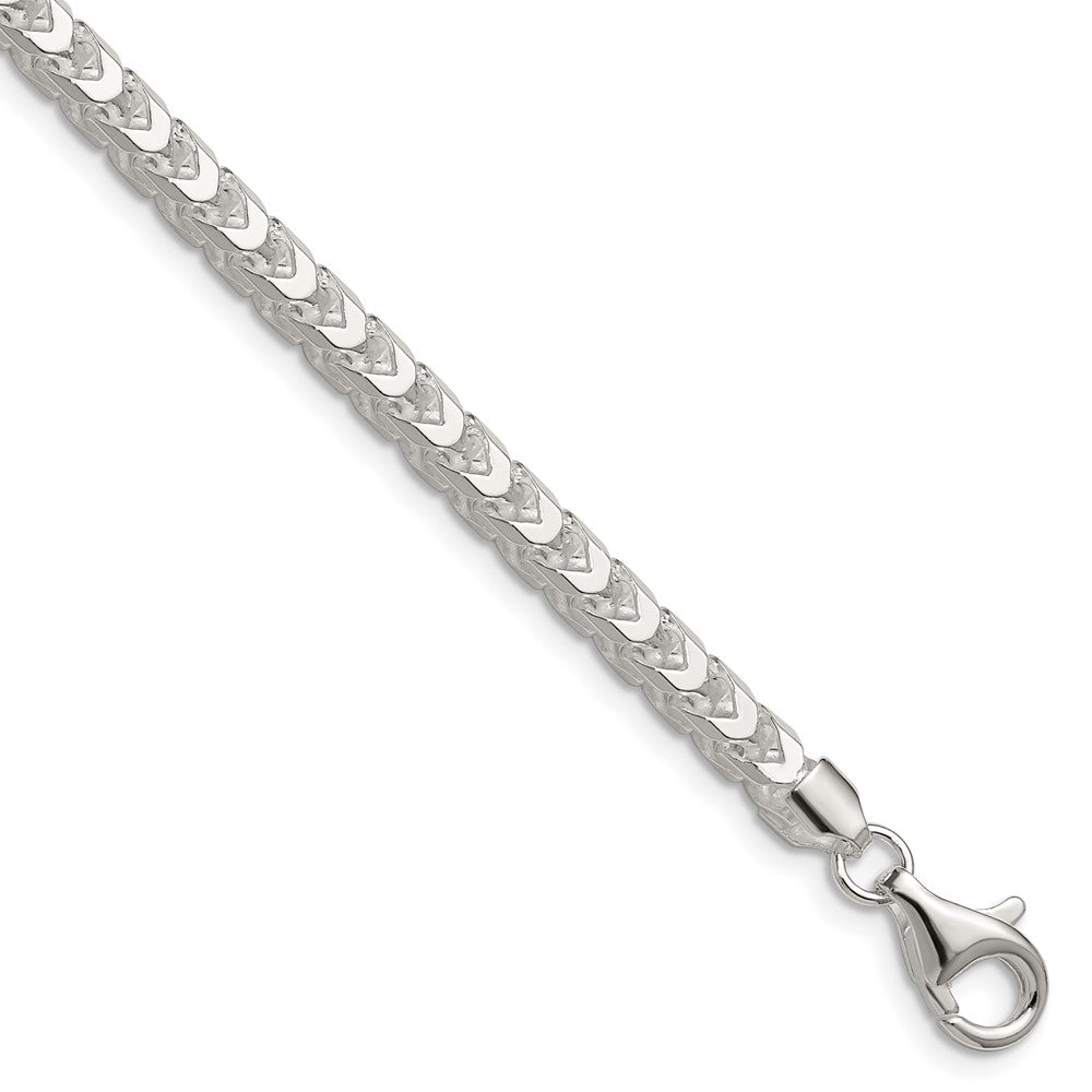 Sterling Silver 4.7mm D/C Square Franco Chain