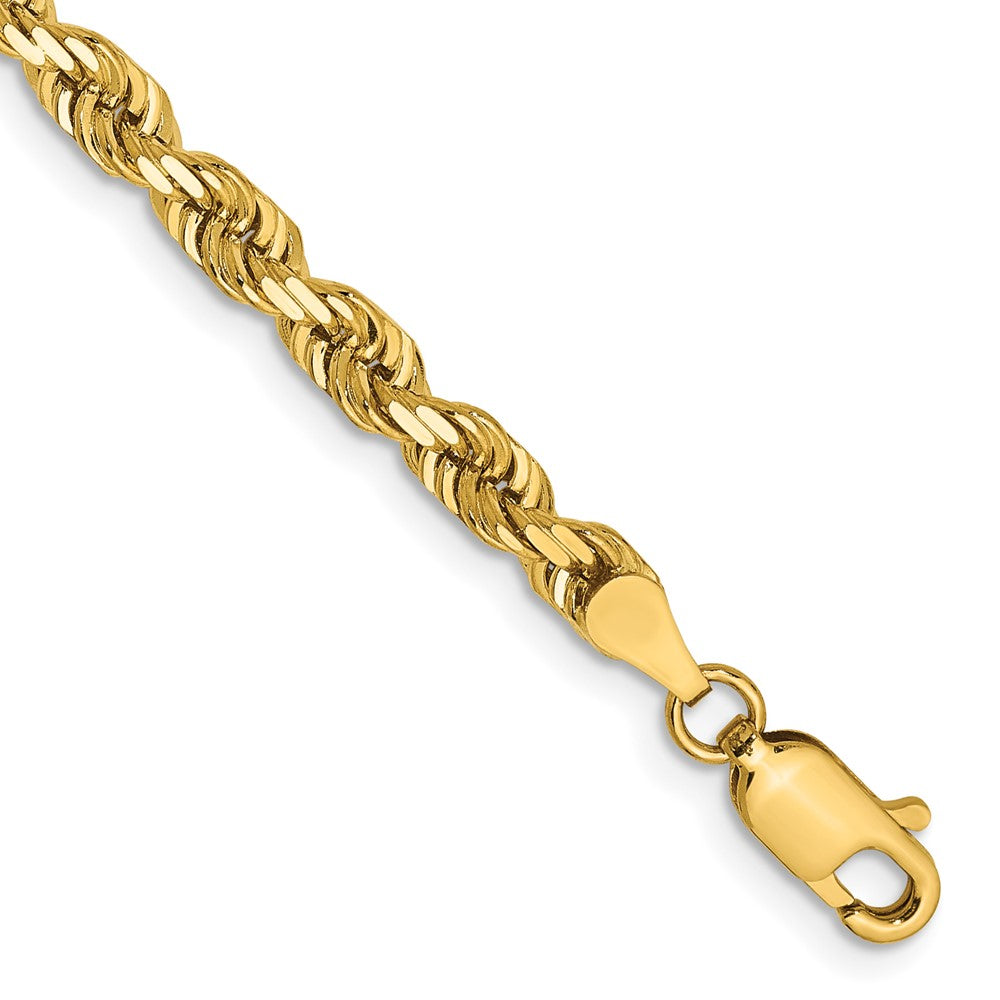 14k 4mm D/C Quadruple Rope Chain