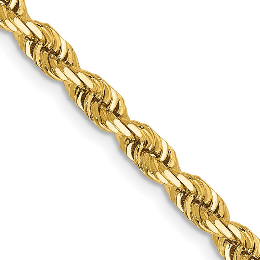 14k 4mm D/C Quadruple Rope Chain